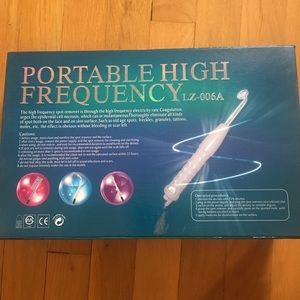 Portable high frequency spot remover